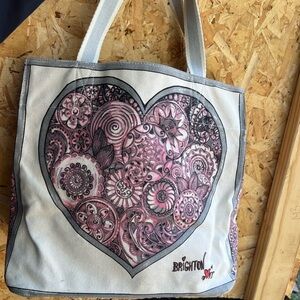 Brighton Floral Heart Tote